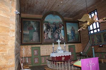 Altartavlen fra Dolstad kirke i Mosjøen